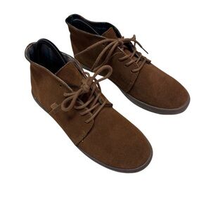 VANS Camryn Decon Women's Suede Lace Up Boots Toffee Gum Shoes Sz 8.5